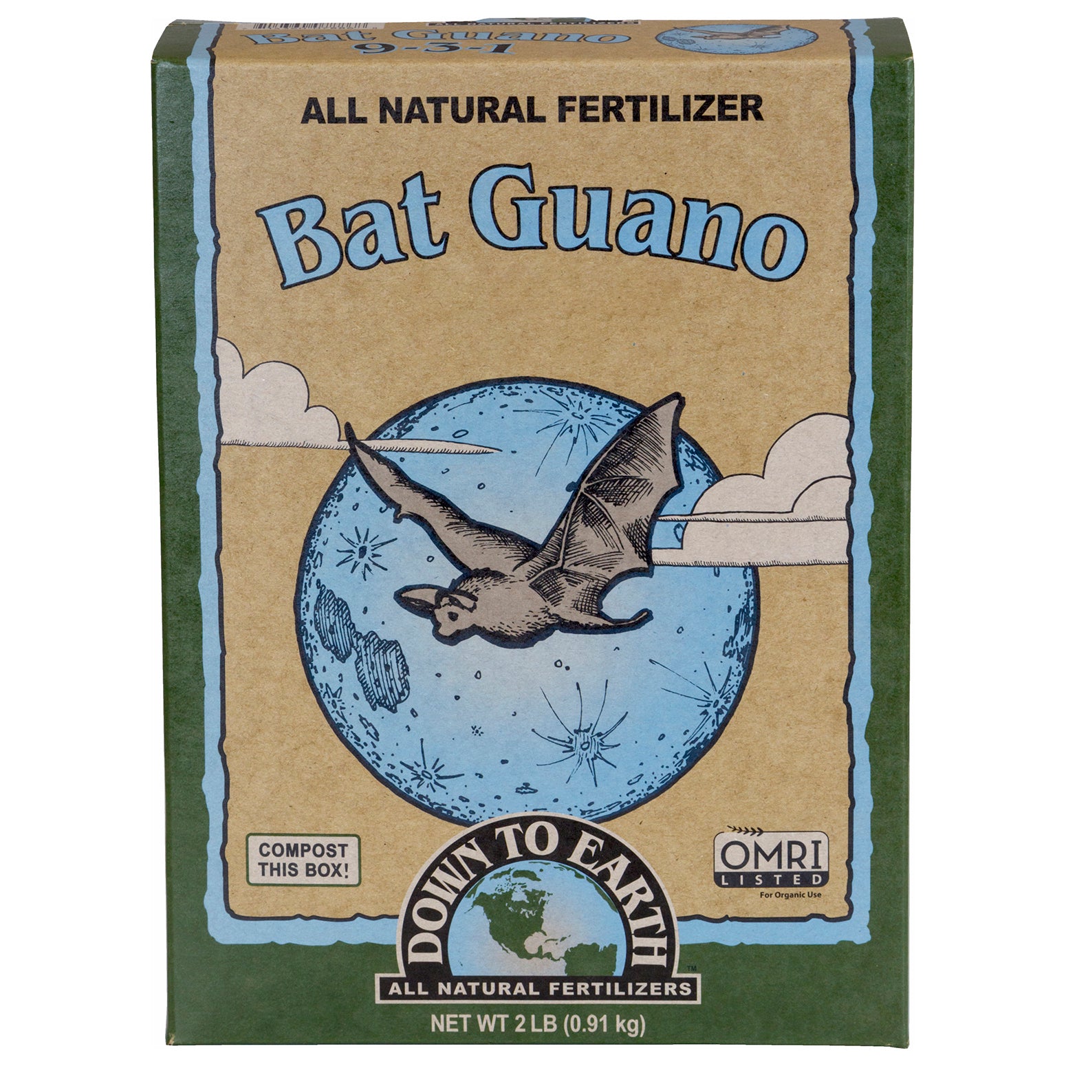 Down to Earth Bat Guano 7-3-1
