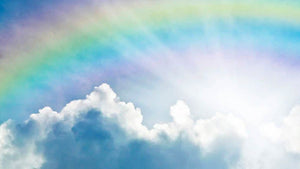 Pastel-rainbow-in-the-clouds-with-sun-rays