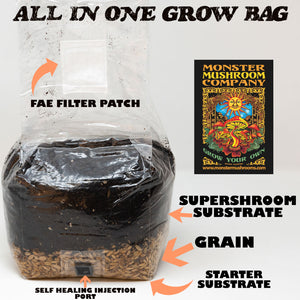 Monster Mushroom All-In-One Grow Bag, 3lb